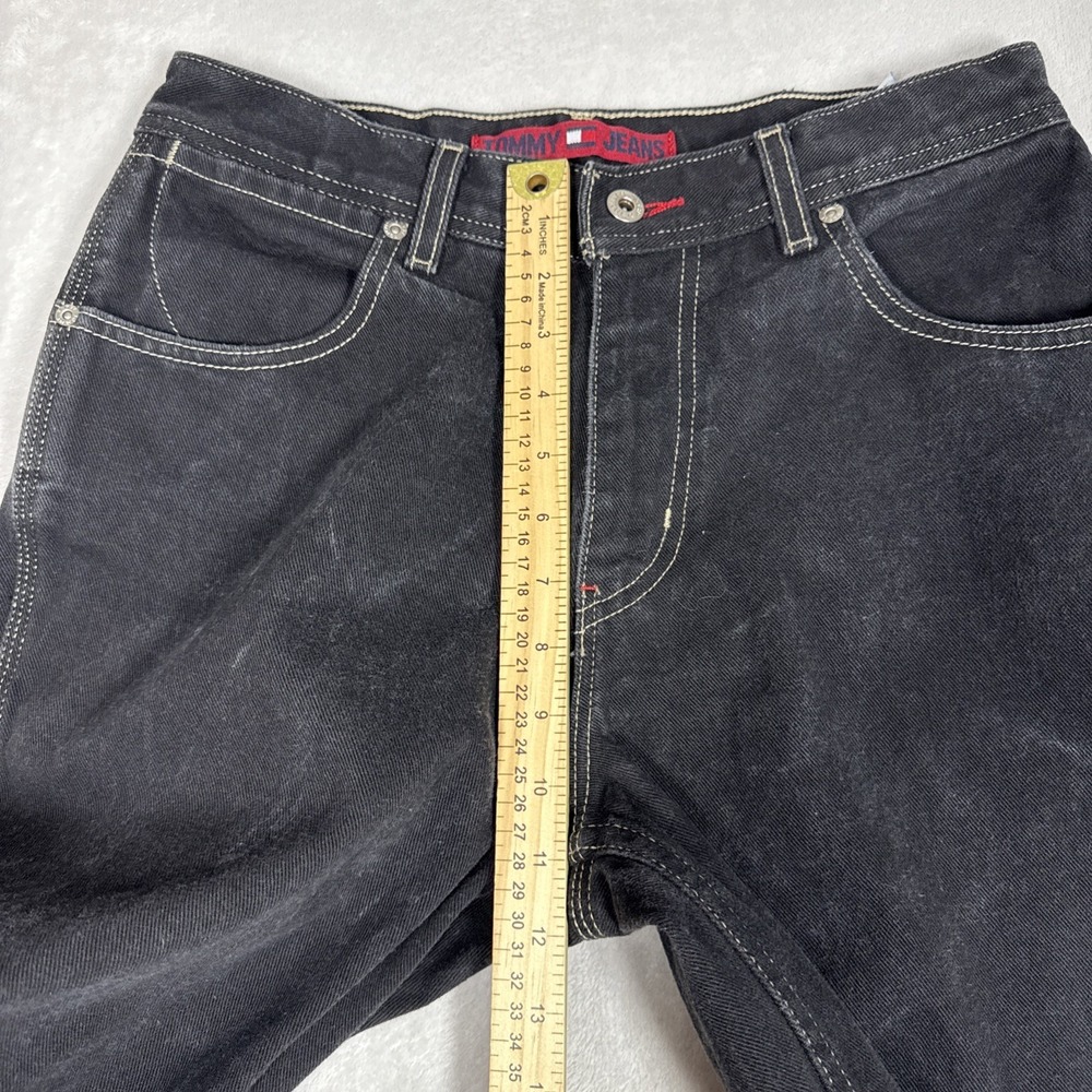 Vintage Tommy Hilfiger Black Carpenter Jeans, Size 29 x 32, Skater Jeans  90s - Picture 8 of 10